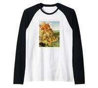 Pieter Bruegel The Elder - La Gran Torre de Babel Camiseta Manga Raglan