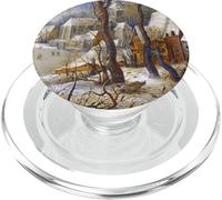Pieter Bruegel The Elder - Paisaje de Invierno con Trampa para pájaros PopSockets PopGrip para MagSafe
