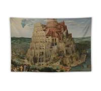 Pieter Bruegel The Elder The Tower of Babel Póster Impresión Foto Arte Pintura Tapiz Decoración Hogar Dormitorio Decoración Moderna Tapices Regalos 60 x 90 pulgadas