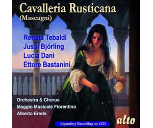 Pietro Mascagni : Cavalleria rusticana. Tebaldi, Björling, Dani, Bastianini, Erede.