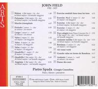 Pietro Spada – John Field: Música completa para piano: composiciones varias, para piano a 4 manos
