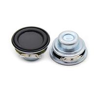 PIEXANGH 2 altavoces magnéticos profesionales de 18 bobinas, 40 mm, 4 Ohm, 5 W, apto para altavoces