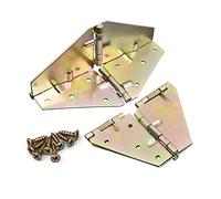 Pieza 2i / Mesa cuadrada Cambio de mesa redonda Mesa de plegado Mesa de comedor Cross Bisagra de resorte, Muebles de escritorio de 180 grados Muebles Bisagra de mariposa(Small)