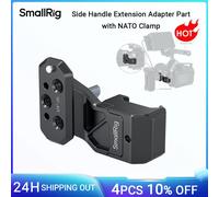 Pieza adaptadora de extensión de mango lateral SmallRig con abrazadera NATO, capacidad de carga de 10 kg para adaptador de mango lateral con abrazadera NATO-4458 4458