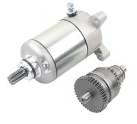 Pieza arranque moto Motor estator y juego de accionamiento de arranque, repuesto apto para Polaris 325 400 450 500 ATV UTV ATP 3084981 113528 18645 57-2688 Engranaje arranque moto