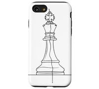 Pieza de ajedrez Dibujo unifilar Carcasa para iPhone SE (2020) / 7 / 8