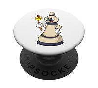 Pieza de ajedrez Rey Ajedrez Juego de Mesa PopSockets PopGrip Adhesivo