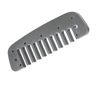 Pieza de armónica de peine, repuesto de pieza de armónica de aleación de aluminio para armónica(grey, pink)