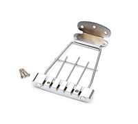 Pieza de cola de puente de guitarra hueca de metal con 6 cuerdas para guitarra aérea swing cola de columpio accesorio de repuesto para guitarra eléctrica