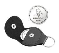 Pieza de decisión Parental,Nueva Pieza de decisión Parental | Pieza de Toma de Decisiones de Doble Cara de Acero Inoxidable - Pieza de Abrazo de Bolsillo con Llavero de, Pieza de Recuerdo para