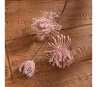 Pieza de decoración inspirada en leucospermum con silueta equilibrada que funciona bien en temas interiores minimalistas o en capas con facilidad de colocación (naranja)