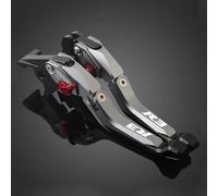 Pieza de Embrague Accesorios para Motocicleta, Piezas, Palancas De Embrague, Freno, Juego Manijas Ajustables para Yamaha YZF-R3 YZFR3 2015-2024(Silver)