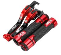 Pieza de Embrague Manetas De Control,para Motocicleta, Palancas Freno Y Embrague con Pivote Ajustable para Suzuki para Bandit GSF650 GSF 650 S N 2007-2014 2015(Red 2)