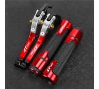 Pieza de Embrague Manetas De Embrague Extensibles Y Plegables para Motocicleta, Palancas Freno con Mango Ajustable para Honda ST1300 ST1300A ST 1300 2003-2007(Red 1)