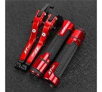 Pieza de Embrague Manetas De Embrague Extensibles Y Plegables para Motocicleta, Palancas Freno con Mango Ajustable para Honda ST1300 ST1300A ST 1300 2003-2007(Red 4)