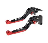 Pieza de Embrague Palancas De Embrague Pivotantes, Mandos Control, Piezas Motocicleta, Palanca Freno Ajustable para BMW F800ST (2006-2015)(Black 1)