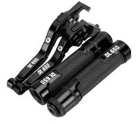 Pieza de Embrague Palancas De Embrague Y Freno para Motocicleta: Controles Manillar para Una Experiencia Conducción Mejorada para Suzuki DL650 V-Strom 2011-2023 2024(Black1)
