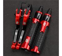 Pieza de Embrague Palancas De Freno Y Embrague para Motocicleta, Manillar Puños para Honda CBR600F4i CBR 600F4i 600 F4i 2001-2007(Red 1)