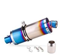 Pieza de Escape Silenciadores para Tubo De Escape Motocicleta para Yamaha Tmax530 R3 R25, para Kawasaki para Ninja400(BLU)