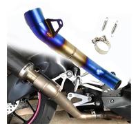 Pieza de Escape Tubo De Escape 60 Mm para Honda CBR1000RR CBR 1000R 2008 2009 2010 2011 2012 2013 2014 2015 2016 Accesorios Motocicleta Enlace Intermedio(BLU)