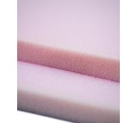 Pieza de Espuma de Poliuretano a Medida (120X100X12) - Densidad Alta Resilencia HR35 kg - Resiliente y Durarera - Color Rosa - Bloque de Goma Espuma para Tapicería, Cojines y Muebles -ESPUMAENCASA.ES