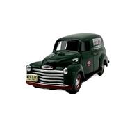 Pieza de exhibición Coleccionable de aleación de Zinc Fundido a presión para camioneta Chevrolet de 1950 Escala 1:87 Adorno Decoración del Hogar