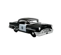 Pieza de exhibición de Escritorio para Buick Century 1955 Highway Patrol de aleación fundida a presión Escala 1:87 Adorno Decoración del Hogar