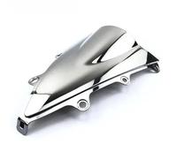 Pieza de extensión Piezas De La Cubierta del Carenado Parabrisas Motocicleta Doble Burbuja para CBR300R 2014 2015 2016 2017(Chrome)