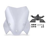 Pieza de extensión Piezas De La Cubierta del Carenado Parabrisas Motocicleta para S1000R 2021 2022 2023 Negro Humo Claro(Bracket B)