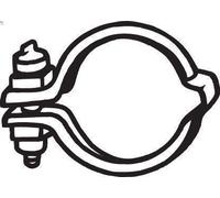 Pieza de fijación, sistema de escape BOSAL 254-260 para CLASE E (W211) 4 2003-