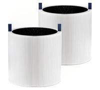 Pieza De Filtro, Compatible Con Blueair Blue Pure Mini Max | Hoja de componente de malla de reemplazo de filtro de aire de núcleo carbonizado en capas plisadas cilíndricas