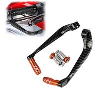 Pieza de guardamanos Accesorios De Motocicleta para Benelli TRK Leoncino 500 TRK502X TNT 125 300 502C BN 302 22mm Protector Palancas Embrague Freno(Orange)