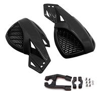 Pieza de guardamanos Guardamanos Universal Enduro Motocross para Motocicleta Protector para Manillar para TTR CRF YZF WRF KXF De 22mm(Nero)