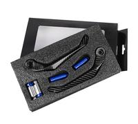 Pieza de guardamanos Motocicleta para Kawasaki ZZR250 ZZR600 ZZR1200 ZZR1400 Empuñaduras De Manillar Palancas Embrague Freno Protector ZZR 250 600 1200 1400(BLU)