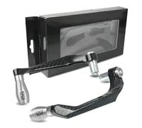 Pieza de guardamanos para CBR125R CBR 125R 125 CBR125 R 2005-2020 2019 2018 Motocicleta 7/8 "22mm Manillar Freno Embrague Palancas Protector(Silver)