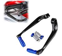 Pieza de guardamanos para Kawasaki ZZR 250 1400 1200 600 Motocicleta 22mm Palanca De Embrague Freno Empuñadura Protector ZZR250 ZZR1400 ZZR1200 ZZR600(BLU)