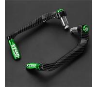 Pieza de guardamanos para Yamaha XZ550 XZ 550 1982 1983 1984 1985 1986 1987 Protector Universal para Manillar De Motocicleta, Palanca Freno Y Embrague(Vert)