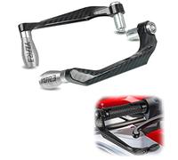 Pieza de guardamanos para Yamaha YZF R3 YZF-R3 YZFR3 2015-2018 2016 2017 Motocicleta 7/8 "22mm Manillar Freno Embrague Palancas Protector(Silver)