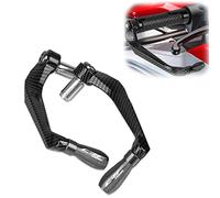 Pieza de guardamanos Protector De Palancas Embrague Freno Aleación Aluminio Y Fibra Carbono para CRF1100L CRF 1100 L Africa Twin Sports ADV 2020 2021 2022(Grey)