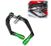 Pieza de guardamanos Protector Universal De Embrague Freno Aleación Aluminio Y Fibra Carbono para CBR300R CBR300 R 2014 2015 2016 2017 2018(Vert)