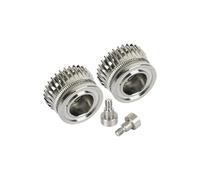 Pieza De Impresora 3D Alta Dureza Niquelada con Accionamiento Filamento Engranaje Extrusor Totalmente Metal(Nickel Plated)