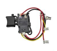 Pieza de interruptor de taladro eléctrico de repuesto para HP457D DF457DWE DF347D HP347D DF347DWE modelos 6388876 diseñado para compatibilidad directa del conector