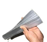 Pieza de maquinaria de hoja de barra de placa plana de aluminio 1060 de 490 mm for espesor impreso en 3D 1/2/3/4/5 mm de ancho 10/20/30 mm(1.5x10x490mm 5PCS)