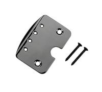 Pieza de metal para instrumentos musicales, accesorio para guitarra, placa de cuello perforada para caja de guitarra de 4 cuerdas