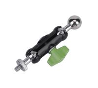 Pieza de montaje de posicionamiento, cabeza de bola de 17 mm y rosca macho de 1/4-20, conector de metal para cámara de trípode, montaje diario, enchufe de bola roscado, conector de aparejo de cámara