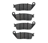 Pieza de motocicleta 2 Pares De Pastillas Freno Delanteras Semimetálicas Para Motocicleta Para HONDA 599 (CB600F) 2004-2006, CB600 FY/F1-F6 Hornet 2000-2006, CBF1000 2006-2011