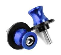 Pieza de Motocicleta 8MM Basculante Rueda Trasera Motocicleta Soporte Estacionamiento para Suzuki GSR 750, 600, 400, GSR400, GSR600, GSR750(BLU)