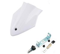 Pieza de Motocicleta Accesorios De Motocicleta, Llave Bloqueo Carenado Trasero para Asiento Pasajero para BMW S1000RR HP4 2015-2018 S1000R 2014 2015 2016 2017 2018 2019(White Set)