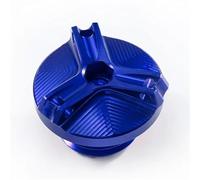 Pieza de Motocicleta Accesorios De Motocicleta, Tapa Llenado Aceite Motor, Cubierta Tapón para Suzuki AN200 AN250 AN400 AN650 para Burgman AN 125 250 400 650(BLU)