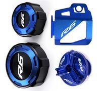 Pieza de Motocicleta Accesorios De Protección para Tapa Depósito Combustible Y Llenado Freno Delantero Trasero para Yamaha R6 YZF YZFR6 YZF-R6 2010-2018 2019 2020 2021 2022(BLU)